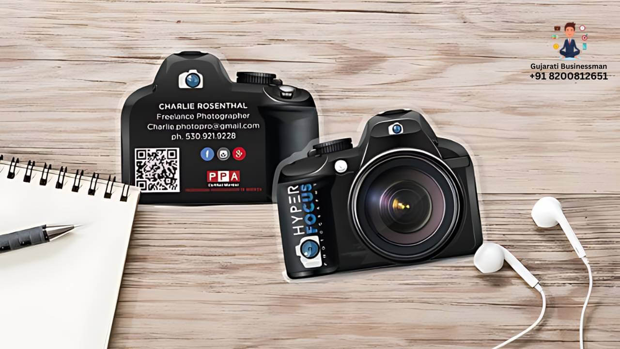 Custom Shape Business Card Design