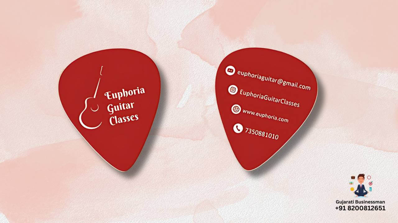Custom Shape Business Card Design